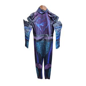 Deluxe Disney Descendants Mal Halloween Costume Jumpsuit